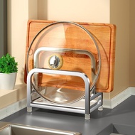 HY@ Cutting Board Holder Thickening304Stainless Steel Cutting Board Rack Holder Chopping Board Rack Place Cutting Boards