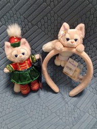 全新正品香港迪士尼linabell 玲娜貝兒玩偶髮箍