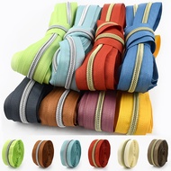 2Meters 5# Nylon Zippers Tape By The Meters Replace Zips Garment Closure Zipper Repair Kits Sewing A