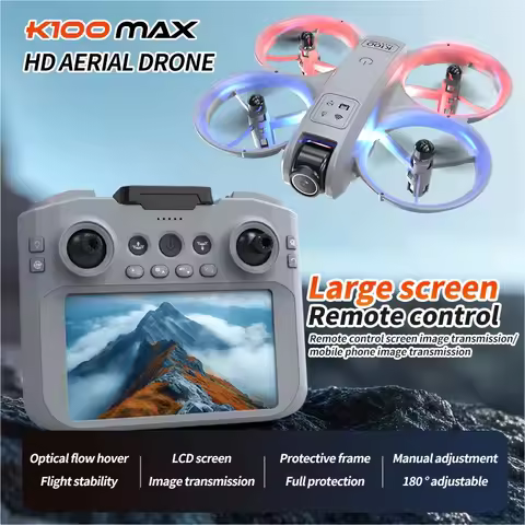 8K HD Camera Real Time Video Transmis Screen Control Obstacle Avoidance Aerial Photography K100 MAX