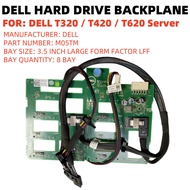 Dell PowerEdge T320 T420 T620 Server 3.5" 8-Slot SAS Backplane Board 0M05TM M05TM HARD DRIVE BACKPLA