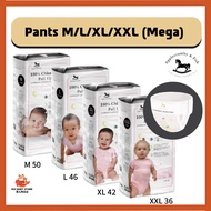 Applecrumby Baby Pant Diapers M/L/XL/XXL Pull Up Baby Diapers | Lampin Bayi Seluar Applecrumby &amp; Fish
