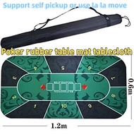 Professional Poker Pads Portable Rubber Poker Table Tops, Noise Reduction, and For Poker Games