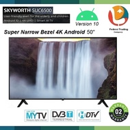 Skyworth 50SUC6500 4K Android UHD LED Digital TV 50" inch Television