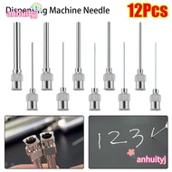 AHTY 12Pcs Dispensing|Needle, 8G-30G Fluids Metal Industrial Glue Injection Needle, Durable Stainles