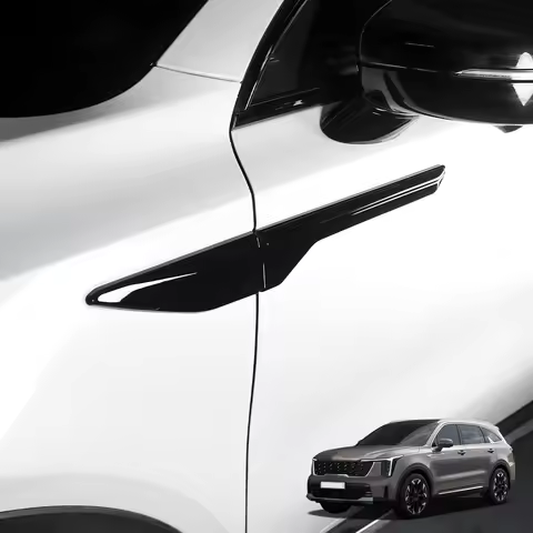 For Kia Sorento MQ4 2021-2023/MQ4 PE 2024 -2026 2PCS Carbon Fiber Body Side Panels Cover Trim Fender