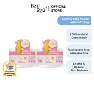 BZU BZU Cooling Baby Powder with Puff (140g x 2)