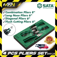 【100% ORIGINAL】SATA 09912A 4PCS Pliers Set