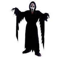 Ghost Costume Scream Costume Scream Cloak Halloween Ghost Costume for children, adults, men, women