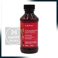 LORANN Strawberry Emulsion 4 Oz. (118 ml)  จำนวน 1 ขวด
