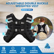 Adjustable Double Buckle Weighted Vest 3kg–10kg – Fitness Training Weight Vest For Sports Workout