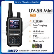 Baofeng UV-5R MINI  วิทยุสื่อสาร สีดำ ย่านความถี่  วิทยุสื่อสารราคาถูก  ส่งหูฟัง Dual Band Radio DTM