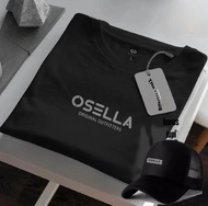 PromoCod..Kaos Tebal Distro Lengan Pendek Logo Osella ORG Silvr Baju Keren Bahan katun kombed 30s Pr