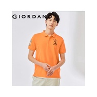 Giordano Men Cotton Lion Polo Shirt