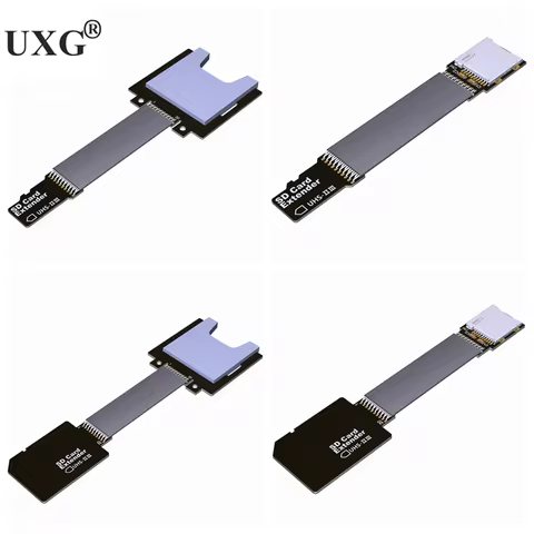 Micro SD TF Memory Card Kit SD Male To SD Female Extension Soft UHS2 UHS-III Flexible Flat CableFPC 