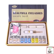 Korean collagen 3d-6d eyelash curler set type 1, black box (eyelash extension tool)