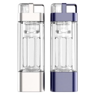 MYVOES 10000PPB H2 Portable Hydrogen Water Cup Generator with Inhaler Rich Hydrogen Water Bottle SPE