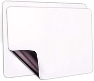 2 Pcs A4 Fridge Board, Magnetic Dry Erase Whiteboard Sheet for Kitchen Refrigerator,Whiteboard Remin