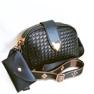 Cempaka fashion sling bag lope three-compartment mat