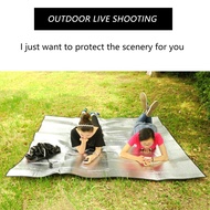《Europe and America》 Moisture proof Thickened Aluminum Foil Camping Mattress Mat Foldable Sleeping Hiking Picnic Beach Outdoor Pad Travel Blanket