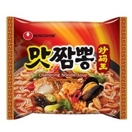 Nongshim champong noodle soup spicy seafood flavor จัมปง นูดเดิ้ล ซุป สไปซี่ ซีฟู้ด