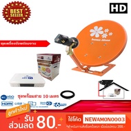 INFOSAT Satellite Box Model AEC TV World Football 2018 + Dish Set thaisat 35cm.(Floor Standing) With