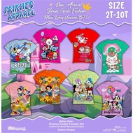 GIRLS CARTOON GIRLS' t-shirt/ CARTOON children's t-shirt/ cute children's t-shirt/ children's t-shir