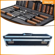 [tenlzsp9] Knife Storage Box Carrying Case Multifunctional Lightweight for Professional Chefs 50x12x