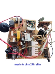 mesin tv cina 29in slim copotan dari tv blum uji tes/gembling apah ada nya