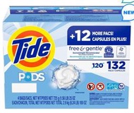 ( COSTCO 好市多 代購 ) Tide 汰漬 無色香洗衣膠囊 33顆 X 4入