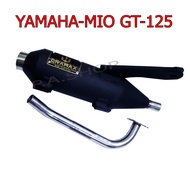 ERAMAX ท่อไอเสีย ท่อผ่าหมก (มี ม.อ.ก) คอสแตนเลสแท้เกรดA 26 MM สำหรับ มอเตอร์ไซด์ YAMAHA-MIO GT125