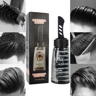 Men‘s Hair Gel 300ML Gel Rambut 2 In 1 Styling gel comb Hair styling in 3 Seconds Slicked Back head 