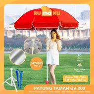 TENDA My House Jumbo Umbrella for Sale 200 Cm Trade Tent Canopy Parasol Booth Event Garden Beach Baz