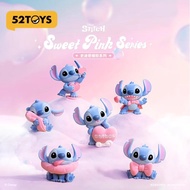 52TOYS Disney Stitch Sweet Pink Series Blind Box Toy Collection Ready Stock