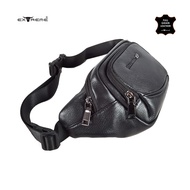 Extreme Full Grain Leather Mens Waist Pouch Bag | Waits Bag I Leather Fanny Pack I Beg Pinggang Lela
