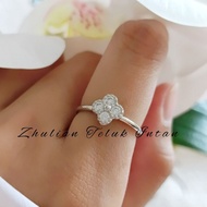 ORIGINAL ZHULIAN Cincin saduran rhodium by Zhulian RG5104