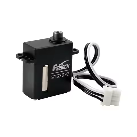 Feetech ST-3032 6V 4.5KG Metal Gear 360° Dual Shaft Servo With Magnetic Encoder TTL Serial Bus For R