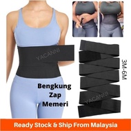 3M-6M Bengkung Zap Bersalin Pantang Korset Waist Trainer Body Shaper Sweat Slimming Belt Shapewear Women Belt Wraps