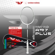 Genuine KUNO A97Plus Badminton Racket, Pre-Stretched 4U G5 Carbon 10.5kg Fully Crafted with Free Han