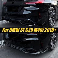 Car Rear Bumper Splitter Lip For BMW Z4 G29 M40i 2018+ Diffuser Body Kits Spoiler Guard Tuning