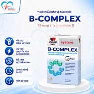 Doppelherz B-Complex B Vitamin Pills supplement energy, improve fatigue, improve health (Box of 30 p