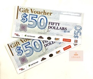 Dairy Farm Gift Voucher Giant Cold Storage 7-Eleven Guardian CS Fresh Jasons Deli Gift Voucher Ready