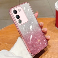 เคส Vivo Y04 สำหรับ Vivo Y04【นิ่ม ชุบ ดอกไม้ กันกระแทก เคสโทรศัพท์】