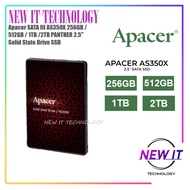 Apacer Panther AS350 AS350X 2.5" SATA III 560Mbps/540Mbps Internal Solid State Drives INT SSD(128GB,