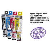Epson Original Refill Ink -T664 For Printer L200/210/220/300/310/350/355/360/365/445/550/555/565/664
