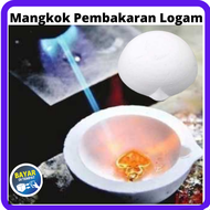 Marege Alat Peleburan Emas Material Cramic + Quartz Silica Magkok Pembakaran Logam Tungku Pembakaran Logam Alat Pembakaran Logam Mulia Tungku Pembakaran Besi Mulia Kowi Lebur Logam Emas Perak Palladium Kowi Gipsun Logam