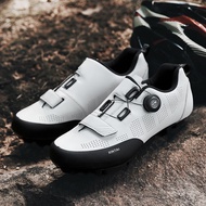 New Men'S/Women'S Mountain Self-Locking Riding Shoes Professional Mountain Bike Sports Shoes Large Size 36-47