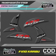 Simple UV CLEAR TRANSPARENT STRIPING YAMAHA FINO KARBU VIETNAM STYLE 4