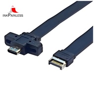 USB3.2 Gen2x2 Board Line Type-E Terminal Type-C Front C Mother 10G/20Gbps Flat Wire 50cm
