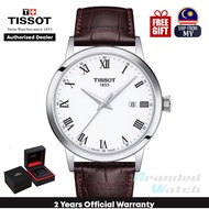 [Official Warranty] Tissot T129.410.16.013.00 MEN'S CLASSIC DREAM ANALOG WHITE DIAL LEATHER WATCH T1294101601300 (watch for men / jam tangan lelaki / tissot watch for men / tissot watch / men watch)